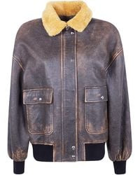 KHAITE - "Sandor" Leather Jacket - Lyst