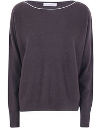 D.exterior - D. Exterior Sweater Round Neck "63115 13Caf Coffee" - Lyst