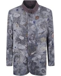 Ziggy Chen - Jacket Digital Print "Stand Collar Blazer" - Lyst