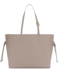 Furla - Ava Double Calf Leather Large Tote Bag - Lyst
