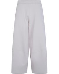 Pierantoniogaspari - Pants Wide Leg "Milano Knit Trousers" - Lyst