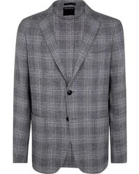 ZEGNA - Check-Pattern Blazer - Lyst