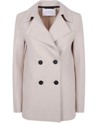 Harris Wharf London - Peacoat Pressed Wool - Lyst
