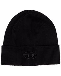 DIESEL - Beanie Wool Blend "K-Coder-Fully B" - Lyst