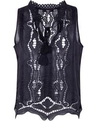 Seventy - Raime Embroidered Top - Lyst