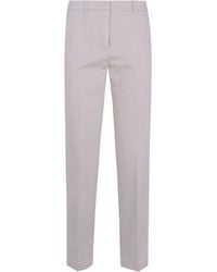 Peserico - Pants Stretch Gabardine Trousers - Lyst