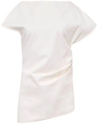 JW Anderson - J. W.Anderson Top Drappeggiato Asimmetrico - Lyst