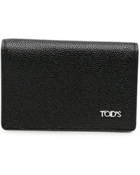 Tod's - Grainy-Leather Cardholder - Lyst