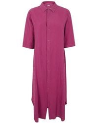 Labo.art - Labo. Art Acca Rock Cotton Midi Dress - Lyst