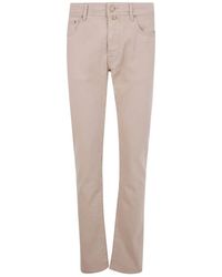 Jacob Cohen - Pant 5 Pockets Slim Fit Bard Tr Trousers - Lyst