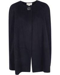 MICHAEL Michael Kors - Cape Turn Lock "Turn Lock Wool Cape" - Lyst