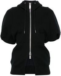 Sacai - Jersey Hoodie - Lyst