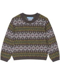 SERENDIPITY ORGANICS - Sweater "Alpaca Pattern" - Lyst