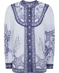 FARM Rio - Shirt Long Sleeve "Coast Scarf" - Lyst
