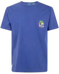 Polo Ralph Lauren - Short Sleeves Classic Back Print T-Shirt - Lyst