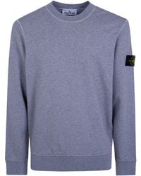 Stone Island - Sweatshirt Round Neck "61000" - Lyst