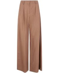 DR. HOPE - Wide Leg Pince Trousers - Lyst