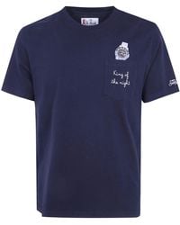 MC2 Saint Barth - "Connor" T-Shirt With Embroidery Pocket - Lyst