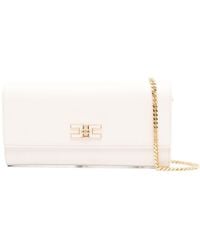 Elisabetta Franchi - Logo-Plaque Crossbody Bag - Lyst