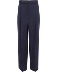 TOTEME - Pants Double Pleat Fluid Trousers - Lyst