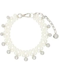 Simone Rocha - Double Bell Charm And Pearl Necklace Accessories - Lyst