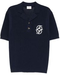 Drole de Monsieur - "Maille Monogramme" Polo Shirt - Lyst