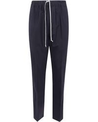 Rick Owens - Pants Drawstring Slim Long Trousers - Lyst