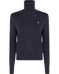 Ami Paris - Sweater Turtleneck "Quota Ami De Coeur" - Lyst