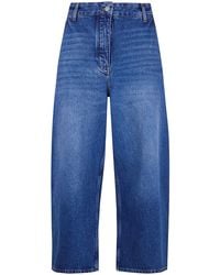 Studio Nicholson - "Chalco" Wide Crop Pant - Lyst
