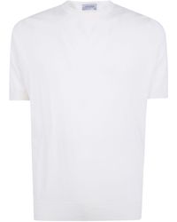 John Smedley - "Kempton" Crewneck Short Sleeves T-Shirt - Lyst
