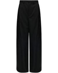 MM6 by Maison Margiela - Satin Palazzo Pants - Lyst