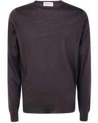 John Smedley - "Lundy" Round Neck Pullover - Lyst
