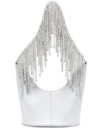 Kara - Crystal Fringe Bean Shoulder Bag - Lyst