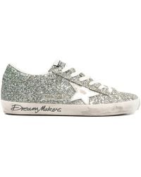 Golden Goose - Super-Star Leather Sneakers - Lyst