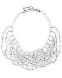 Emporio Armani - Transparent Twist Necklace - Lyst