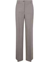 P.A.R.O.S.H. - Slub-Texture Trousers - Lyst