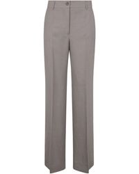 P.A.R.O.S.H. - Slub-Texture Trousers - Lyst