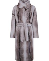 Frankie Shop - Coat Faux Fur "Ravello" - Lyst