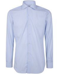Barba Napoli - Classic Popeline "Bacchetta Spaziata" Shirt - Lyst