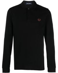 Fred Perry - Fp Long Sleeve Plain Shirt - Lyst