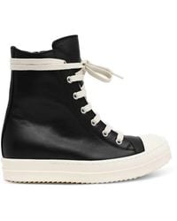 Rick Owens - Leather Sneakers - Lyst