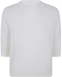 Nuur - Sweater Short Sleeves Round Neck "Boxi" - Lyst