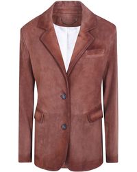 Golden Goose - Jacket Leather "Journey Robyn" - Lyst
