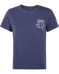 Moncler - Short Sleeves Cotton Jersey T-Shirt - Lyst