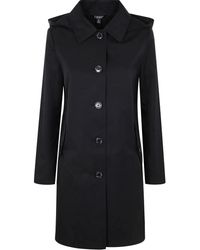 Ralph Lauren - Single Breast Rn 34" Lined Coat - Lyst