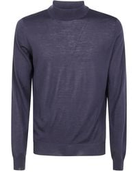 FILIPPO DE LAURENTIIS - Mock Turtle Neck Sweater - Lyst