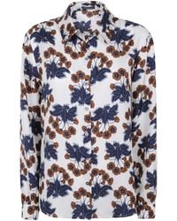 Laura Urbinati - Shirt Flower Print Classic Shirt - Lyst