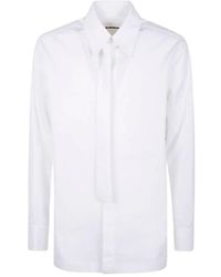 Jil Sander - Shirt With Tie - Lyst