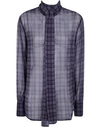 7 For All Mankind - Long Sleeves Bow Shirt - Lyst