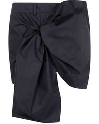 N°21 - Mini Skirt With Bow - Lyst